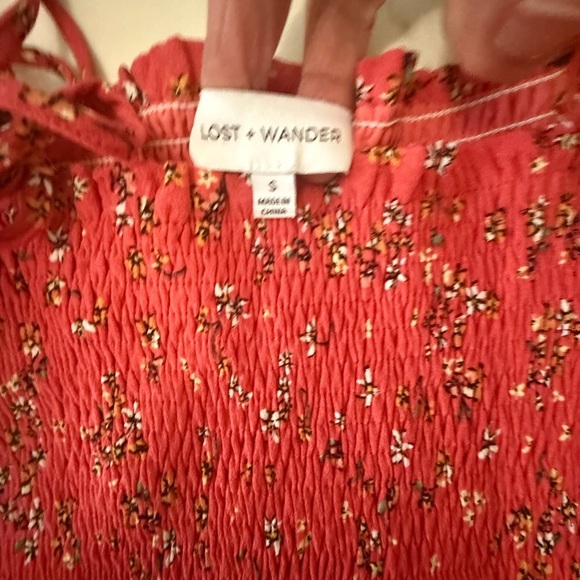 Lost + Wander Pink Strapless Ruffled Sundress - Picture 7 of 8